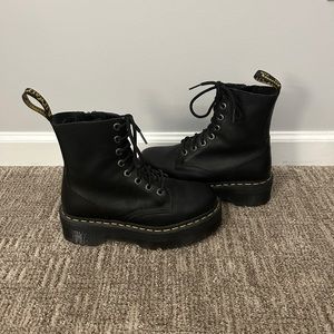 Platformed Doc Martens